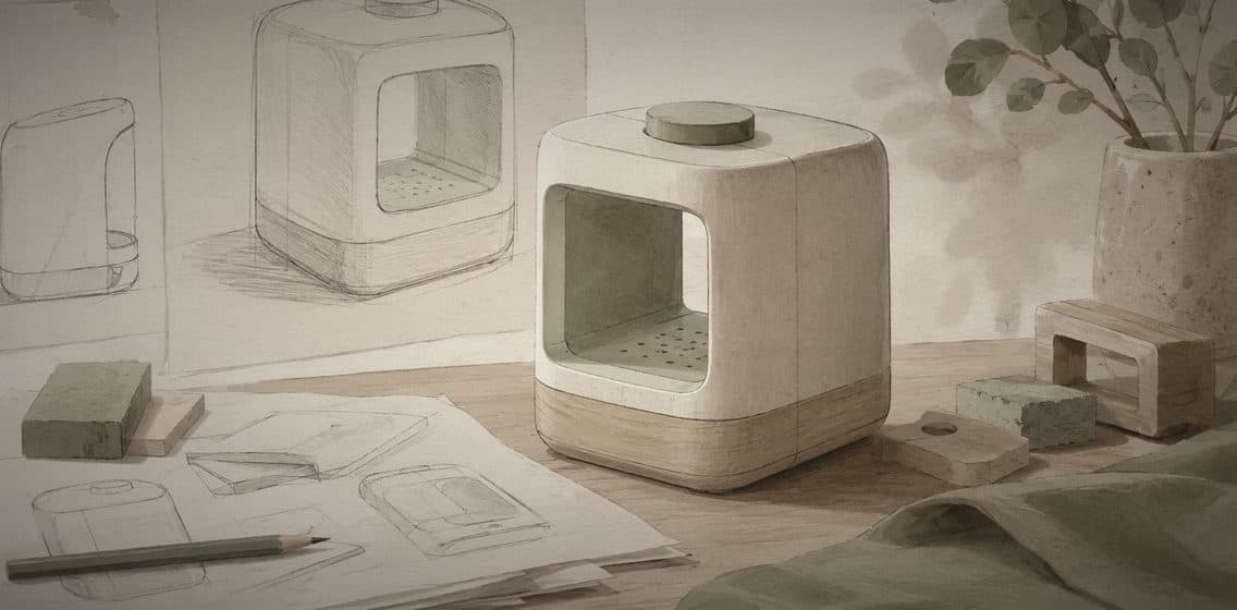 Inline editorial illustration evoking Prototype: a working stand-in for the thing you intend to build.