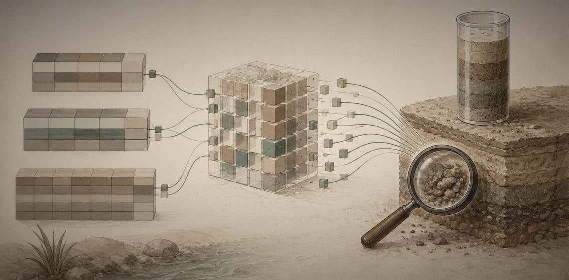 Inline editorial illustration evoking SQL: the query language of relational databases.